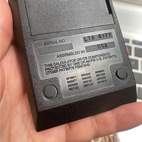 Vintage 70s Texas Instruments TI-1000 Calculator with box - Picture 12 of 13